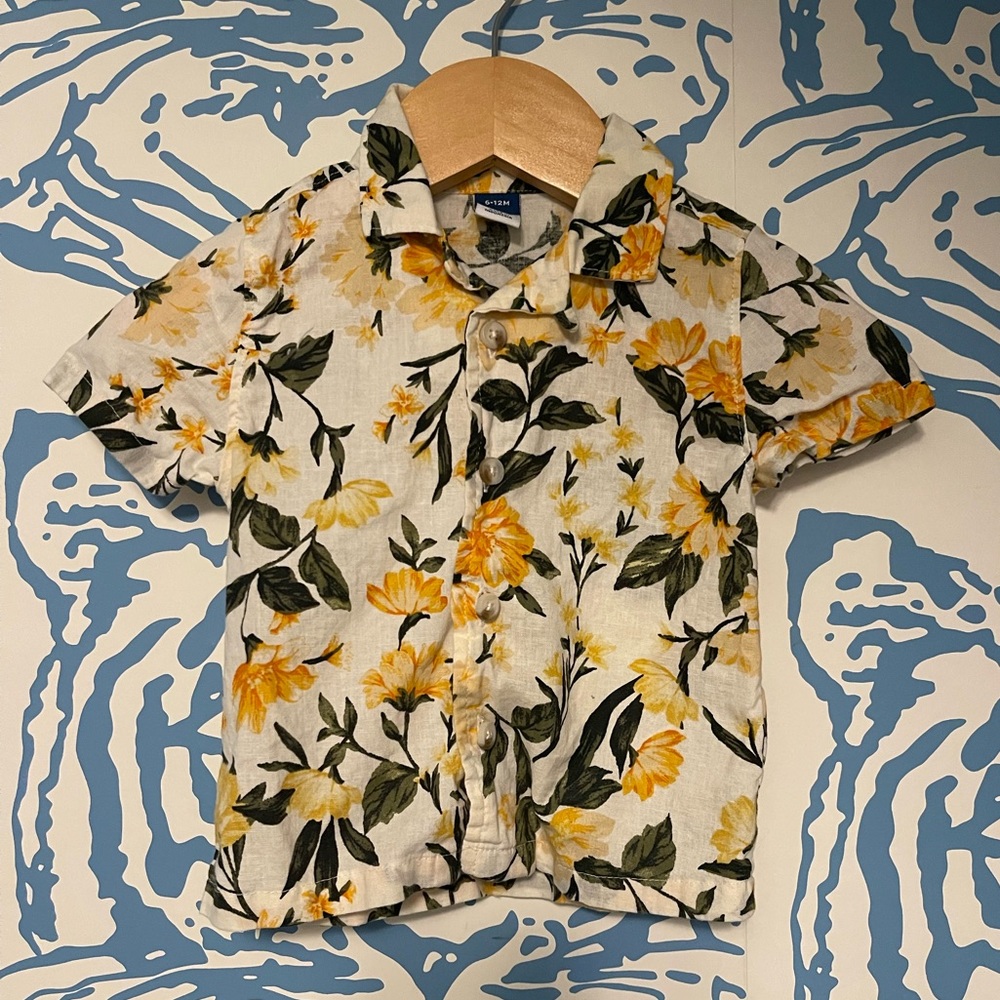 Floral Old Navy Baby Oxford